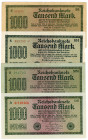 Germany - Weimar Republic Lot of 11 Bnankotes 1922
P# 74, 75, 76, VF - UNC
