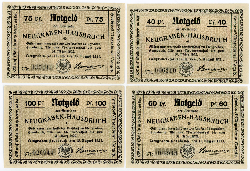 Germany - Weimar Republic Neugraben-Hausbruch Full Set of Notgeld 1921
40 - 60 ...