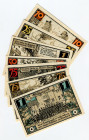 Germany - Weimar Republic Schuetzenzunft Lot of 7 Notgeld 1921
UNC