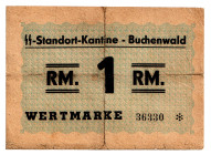 Germany - Third Reich Buchenwald 1 Reichsmark 1937 - 1945 (ND)
NL, # 36330; VF