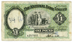Northern Ireland 1 Pound 1939
P# 155, N# 223202; # A257953; VG