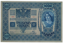 Austria 1000 Kronen 1902
P# 8a, N# 216628; # 1291 25991; UNC