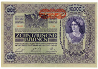 Austria 10000 Kronen 1919
P# 62a, N# 217863 ; # 1125 38436; XF