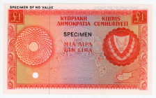 Cyprus 1 Pound 1961 Specimen
P# 39ct, N# 216033; Color Trial; UNC