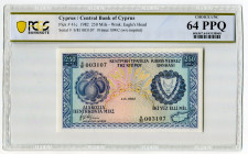Cyprus 250 Mils 1982 PCGS 64 PPQ Choice UNC
P# 41c, # S/81 003107