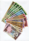 Kuwait Lot of 16 Banknotes 1980 - 1992 (ND)
P# 12a, 13d, 14c, 15c, 16b, 17, F/UNC-
