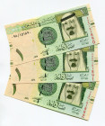 Saudi Arabia 3 x 1 Riyal 2007 With Consecutive Numbers
P# 31a, N# 202978; UNC