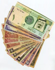Saudi Arabia Lot of 12 Banknotes 1968 - 2016 (ND)
VF/UNC