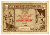 Angola 50 Cent 1923
P# 63, N# 216580; # L4 175807; XF