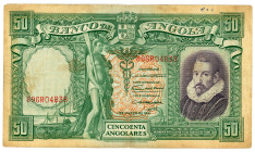 Angola 50 Angolares 1951
P# 84, N# 216568; # 89GR04838; XF