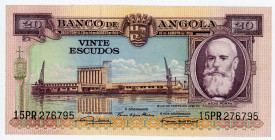Angola 20 Escudos 1956
P# 87, N# 221643; # 15PR 276795; XF