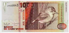 Cabo Verde 1000 Escudos 1992
P# 65a, N# 212923; # LP 333843; UNC