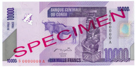 Congo Democratic Republic 10000 Francs 2006 Specimen
P# 103s, N# 259308; UNC