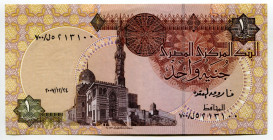 Egypt 1 Pound 2007 Replacement
P# 50l, N# 202276; # 700/J 213100; UNC