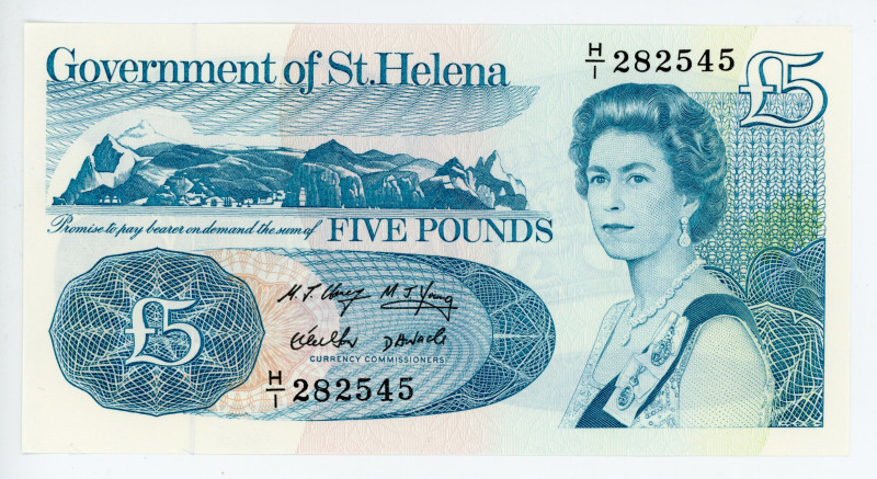 Saint Helena 5 Pounds 1998 (ND)
P# 11a, N# 236986; # H/1 282545; UNC