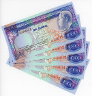 Saint Thomas & Prince 5 x 1000 Dobras 1993 With Consecutive Numbers
P# 64, N# 204022; UNC