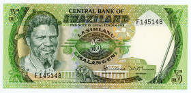 Swaziland 5 Emalangeni 1982 (ND)
P# 9a, N# 206388; # F145148; UNC