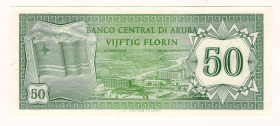 Aruba 50 Florin 1986
P# 4, N# 212023; # A0602199405; UNC