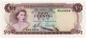 Bahamas 1/2 Dollar 1965
P# 17, N# 220971; # B813254; UNC