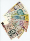 Brazil Lot of 6 Banknotes 1986 - 1987 (ND)
10 - 50 - 100 - 500 - 1000 - 10000 Cruzados; UNC