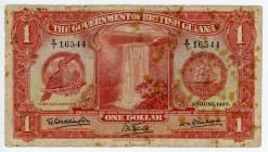 British Guiana 1 Dollar 1937
P# 12a, N# 284918; # E/7 16544; VG