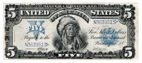 United States Silver Certificate 5 Dollars 1899
P# 340, N# 314419; # N3639513; VF
