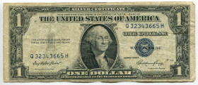 United States 1 Dollar 1935 E
P# 416D2e, N# 201793; # Q32343665H; Silver Certificate, Blue Seal, No Motto; VF