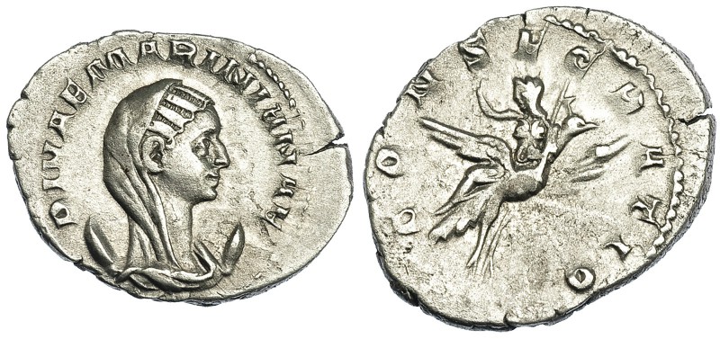 MARINIANA (Esposa de Valeriano I). Antoniniano. Roma (254-256). A/ DIVAE MARINIA...