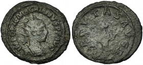 MACRIANO. Antoniniano. Antioquía (260-261). R/ Aequitas con balanza y cornucopia; AEQVTAS AVGG. RIC-5. CH-1. BC+/RC. Muy escasa.