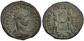 PROBO. Antoniniano. Trípolis (276-282). R/ CLEMENTIA TEMP. RIC-928. MBC-.