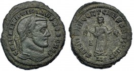 MAXIMINO II. Follis. Cartago (305-306). R/ SALVIS AVGG. ET CAESS. FEL. KART. RIC-40b. MBC-.