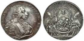 Medalla de proclamación. 1759. Sevilla. AG 33,5 mm. H-40. Grabador: Fuente. EBC-.