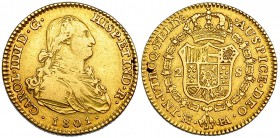 2 escudos. 1801. Madrid. FA. VI-1052. MBC-/MBC.