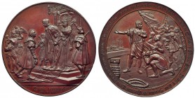 Medalla del 4º centenario del descubrimiento de América. 1892. AE 70,5 mm. Grabador: B. Maura. MPN-996. EBC+.
