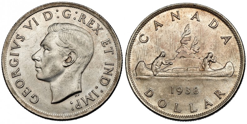 CANADÁ. Dólar. 1938. KM-37. EBC-.