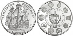 CUBA. 10 pesos. 2002. KM-788. Prueba.