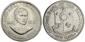 FILIPINAS. Peso. Sin fecha (1961). KM-192. Pequeñas marcas. EBC-.