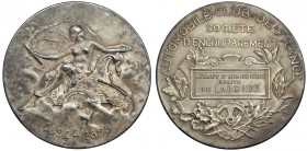 FRANCIA. Medalla Automóvil Club de Francia. 1902. AG 68 mm. Grabador: Daniel Dupuis. EBC-.