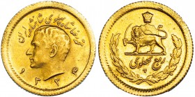 IRÁN. 1/4 Pahlavi. 1334H (1955). KM-1160. EBC.