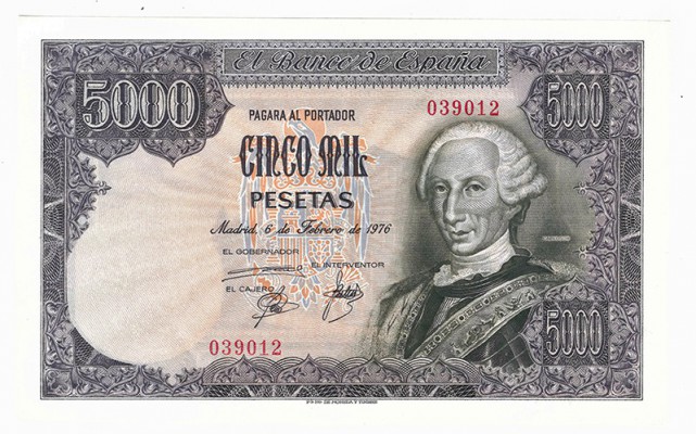 500 pesetas. 2-1976. Sin serie. ED-E1. PL.