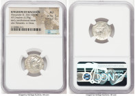 MACEDONIAN KINGDOM. Alexander III the Great (336-323 BC). AR drachm (18mm, 4.29 gm, 6h). NGC AU 5/5 - 3/5. Early posthumous issue of Colophon, ca. 323...