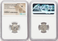 MACEDONIAN KINGDOM. Alexander III the Great (336-323 BC). AR drachm (17mm, 11h). NGC XF. Posthumous issue of Colophon, ca. 310-301 BC. Head of Heracle...