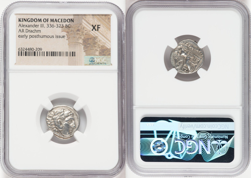 MACEDONIAN KINGDOM. Alexander III the Great (336-323 BC). AR drachm (17mm, 4h). ...