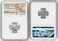 MACEDONIAN KINGDOM. Alexander III the Great (336-323 BC). AR drachm (17mm, 4h). NGC XF. Posthumous issue of Lampsacus, ca. 310-301 BC. Head of Heracle...