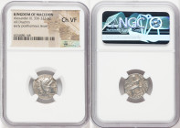 MACEDONIAN KINGDOM. Alexander III the Great (336-323 BC). AR drachm (18mm, 11h). NGC Choice VF. Posthumous issue of Colophon, ca. 319-310 BC. Head of ...