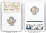 PAPHLAGONIA. Sinope. Ca. late 4th century BC. AR drachm (17mm, 5.03 gm, 5h). NGC Choice AU 5/5 - 4/5. Ca. 330-300 BC. Carpo-, magistrate. Head of nymp...