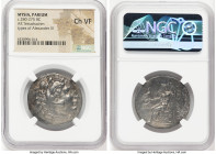 MYSIA. Parium. Ca. 280-275 BC. AR tetradrachm (31mm, 11h). NGC Choice VF. In the name and types of Alexander III the Great of Macedon, dated Civic Yea...