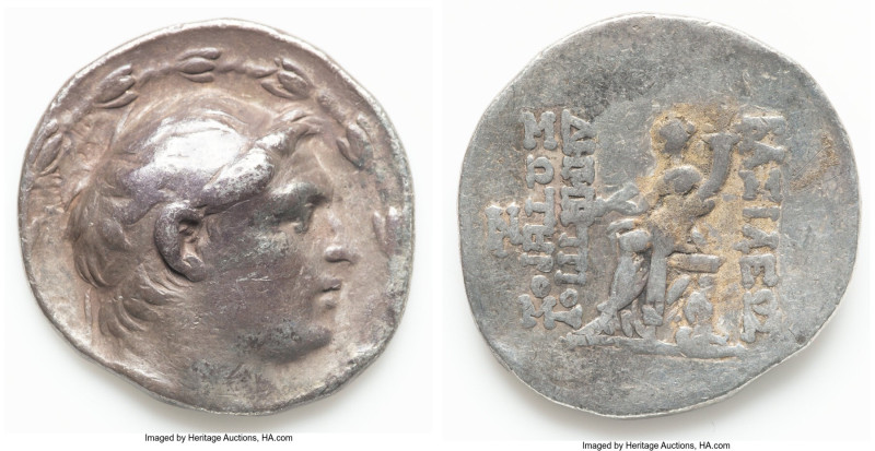 SELEUCID KINGDOM. Demetrius I Soter (162-150 BC). AR tetradrachm (31mm, 16.56 gm...