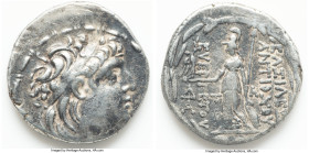 SELEUCID KINGDOM. Antiochus VII Euergetes (Sidetes) (138-129 BC). AR tetradrachm (27mm, 15.80 gm, 12h). Choice Fine. Posthumous issue of Cappadocian K...