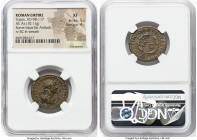 Trajan (AD 98-117). AE as (23mm, 10.11 gm, 7h). NGC XF 5/5 - 4/5. Rome, AD 114-117, for circulation in Antioch. IMP CAES NER TRAIANO OPTIMO AVG GERM, ...